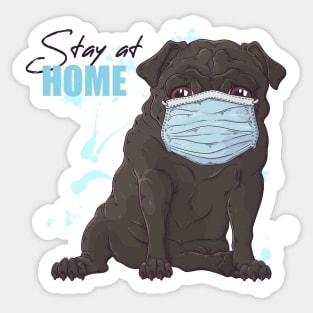 Stay at Home Sticker